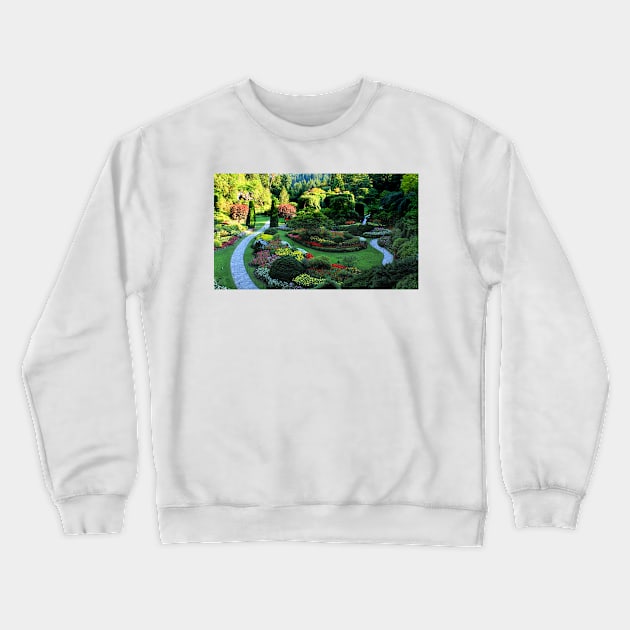 Butchart Gardens 1 Crewneck Sweatshirt by charlesk